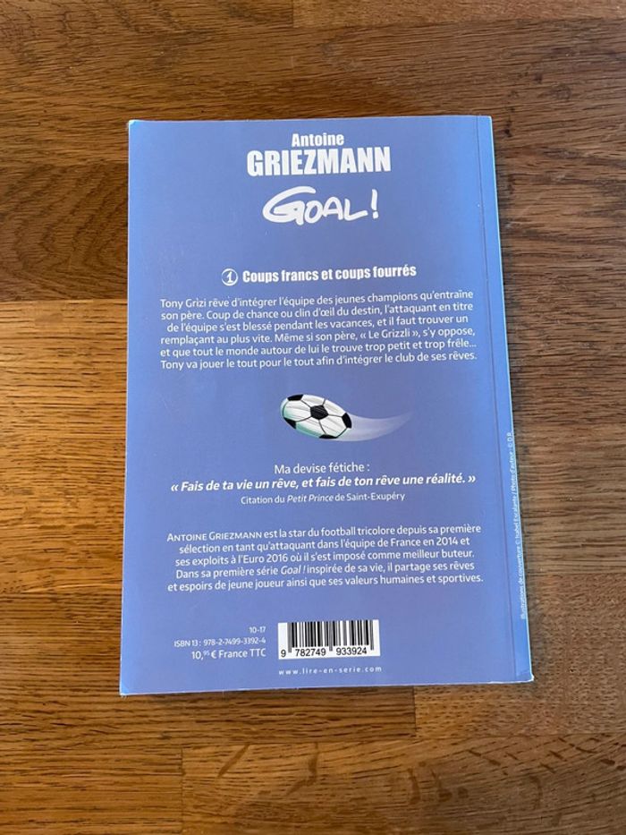 Livre Antoine Griezmann Goal ! Tome 1 Coups francs et coups fourrés - photo numéro 2