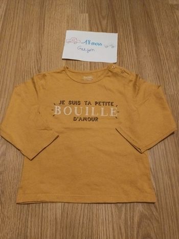 Tshirt 18 mois kiabi