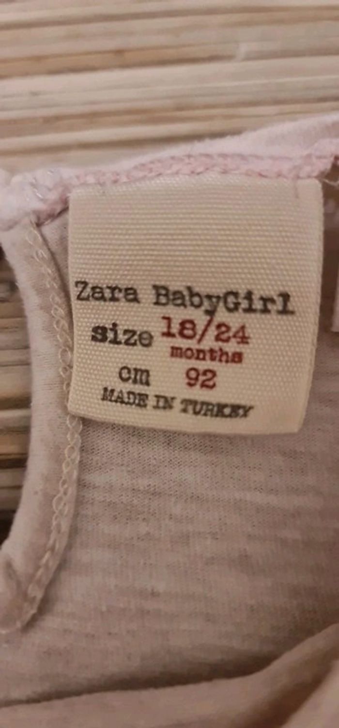 Tee-shirt longues manches zara - photo numéro 3