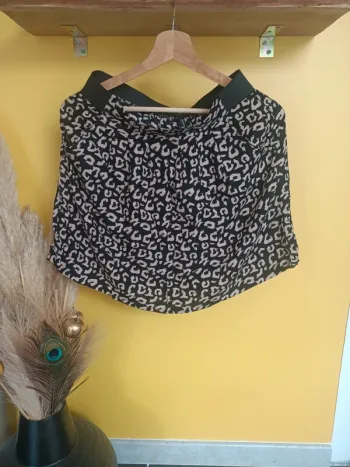 Jupe léopard taille S
