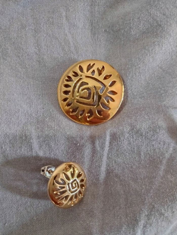 Pendentif+boucles d'oreilles - photo numéro 3