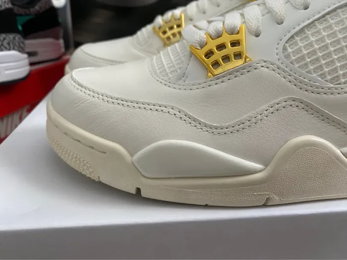 Air Jordan 4 rétro wmns white gold - photo numéro 7