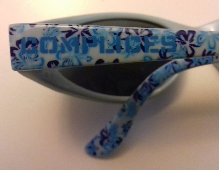 Lunette de soleil bombée bleue enfant - Complices - - photo numéro 7