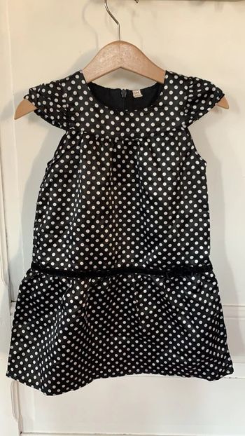 robe à pois taille 24 mois