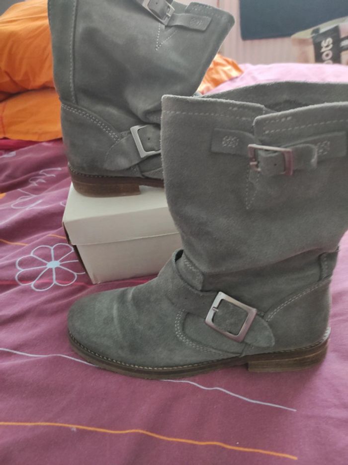 Boots en daim t38 comme neuve