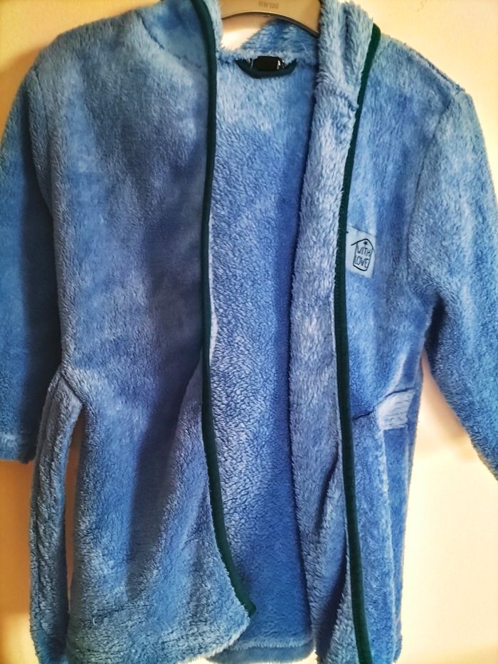 Robe de chambre bleu 24 mois - photo numéro 3