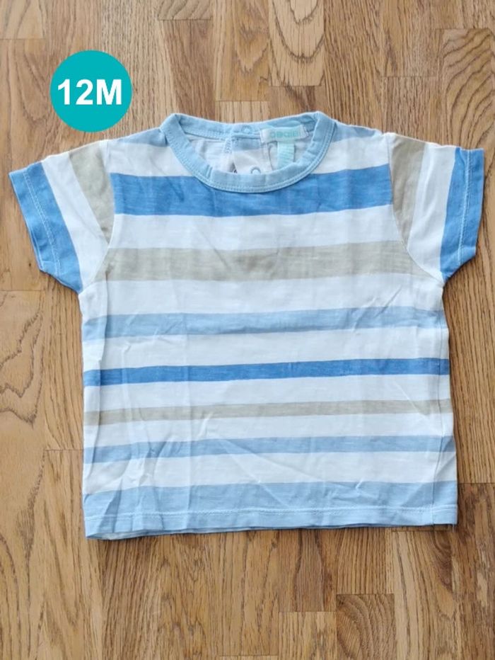 T-shirt marin Obaïbi 12 mois