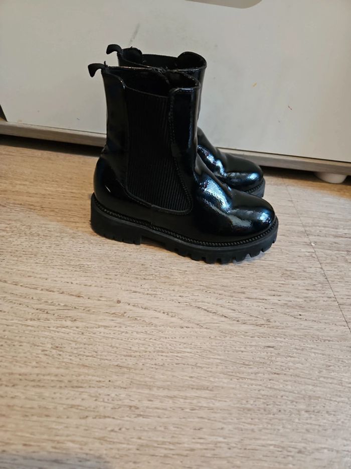 Bottines noire fille taille 28 - photo numéro 3