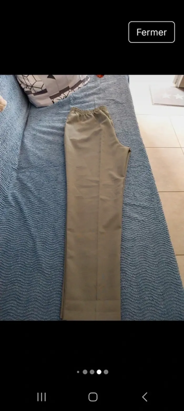 Pantalon vert olive 46 - photo numéro 8