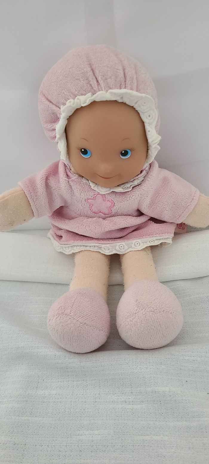 Poupée petit Collin rose fleur - photo numéro 2