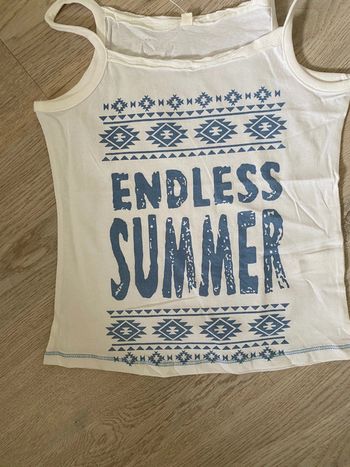 T-shirt tee shirt débardeur Tex taille 7 8 ans neuf