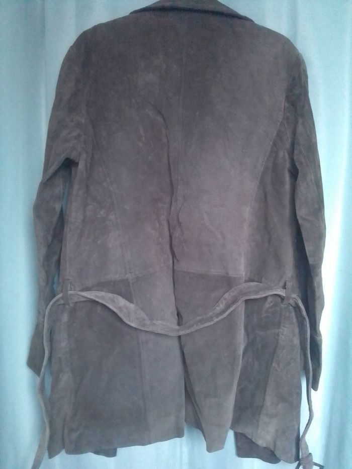 Veste trench en cuir Étam - photo numéro 10