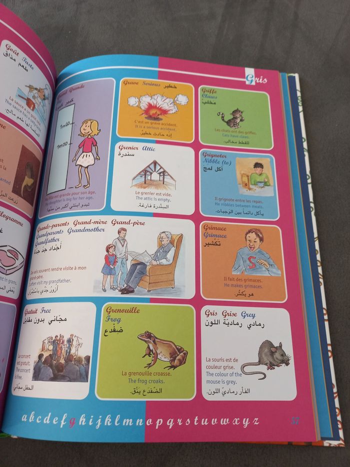 Livre auzou mon premier trilingue français anglais arabe - photo numéro 5