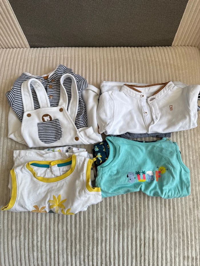 Lot de 4 tenues été 6 mois