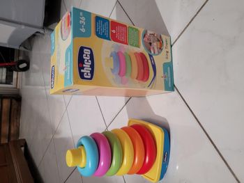 Pyramide de cercles  à enfiler
