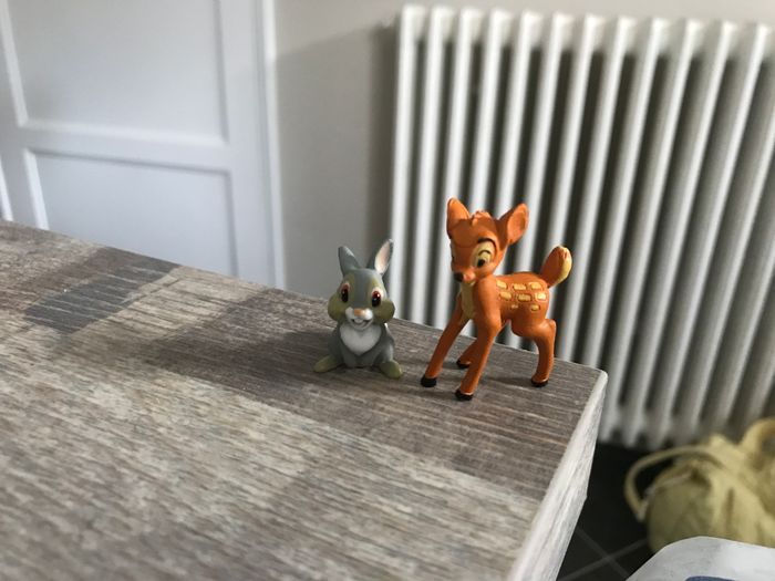 Figurine mini panpan et bambi