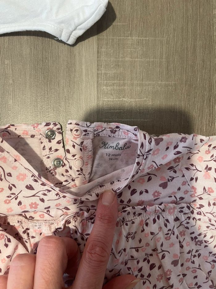 Chemisier avec Robe rose 18 mois - photo numéro 5