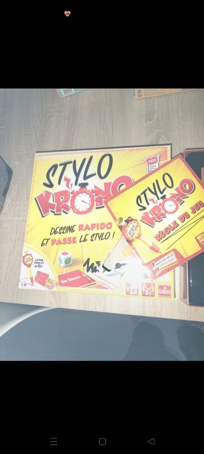 Jeu stylo krono