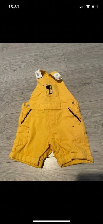 Salopette jaune