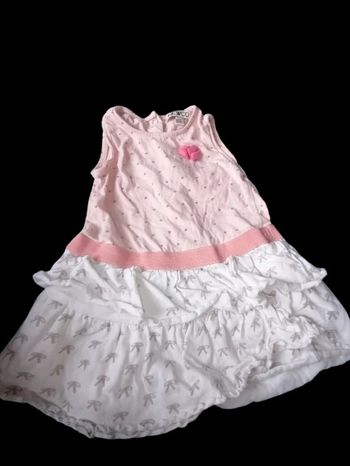 Robe rose et blanche newco