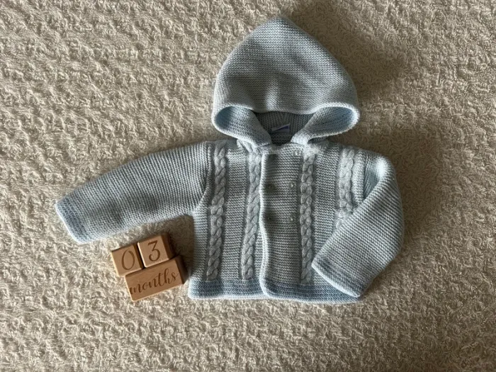 Gilet tricot mixte 3 mois King bear