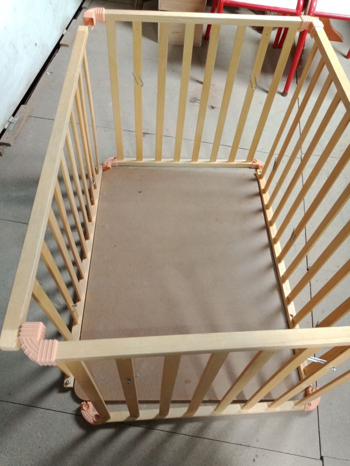 Parc en bois réglable - photo numéro 2