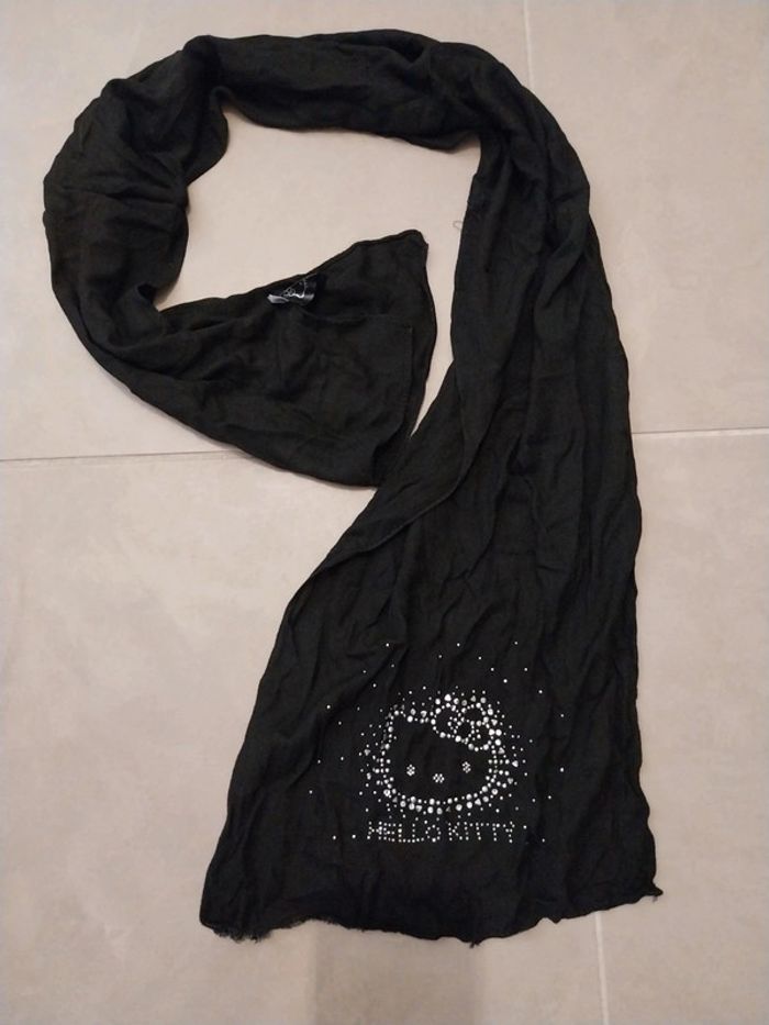 Echarppe noire hello kitty - photo numéro 2