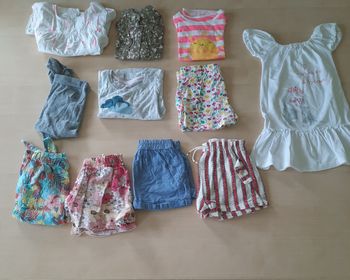 Lot vêtements fille, 18-24 mois, 10 pièces,  descriptif complet photo n 2