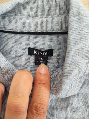 Chemise bleu