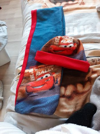 Bonnet et echarpe polaire cars