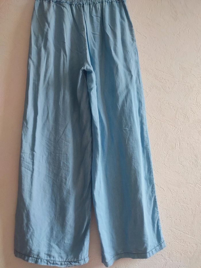 Palazzo, Pantalon large effet jean - Taille unique 🌸 - photo numéro 5