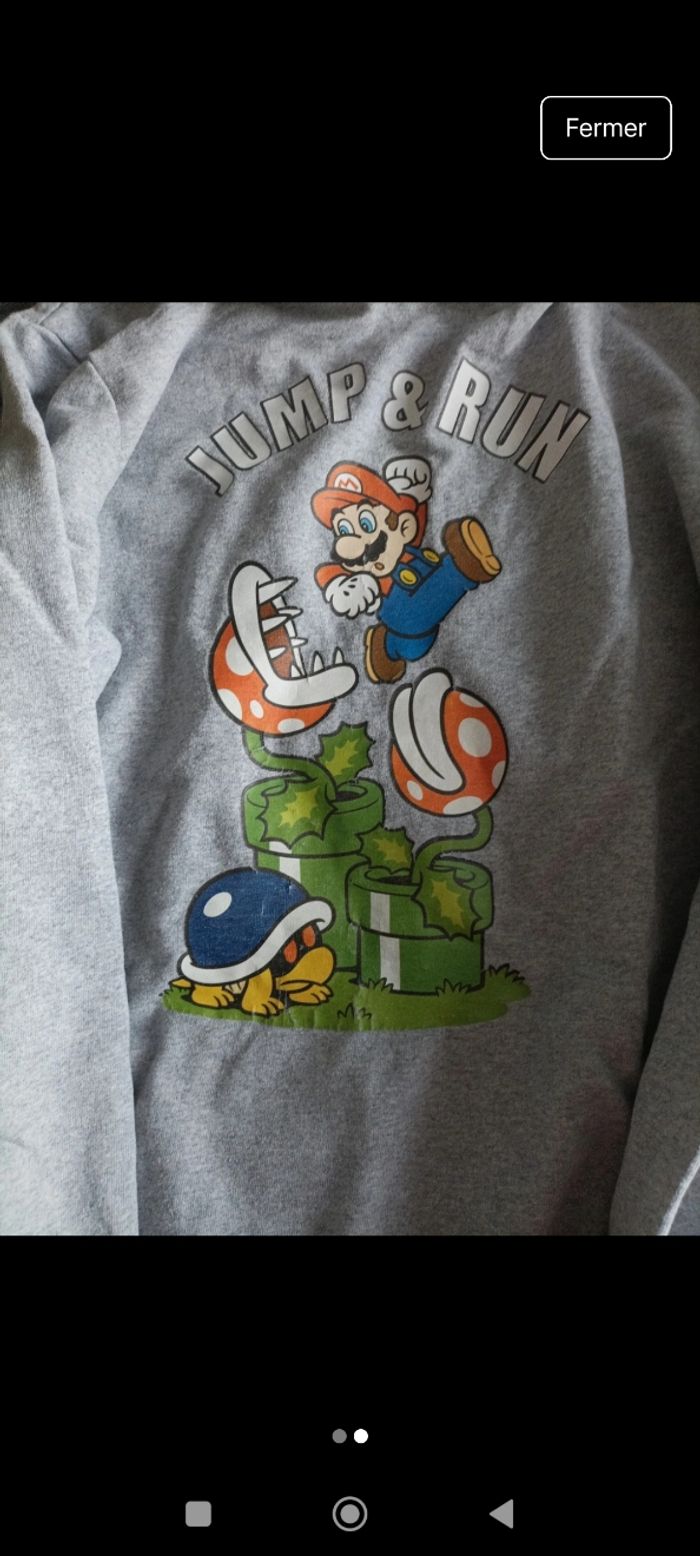 Sweat Mario kart 12 ans - photo numéro 2