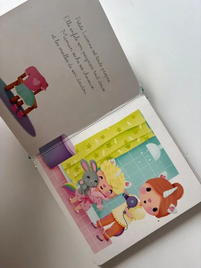 Livre petite, licorne va se laver - photo numéro 6