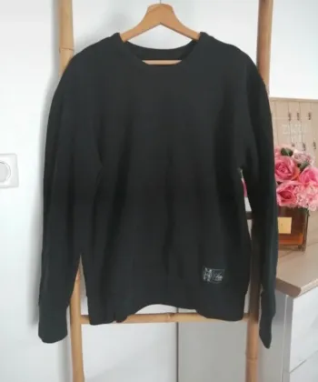 Pull noir homme Hollister