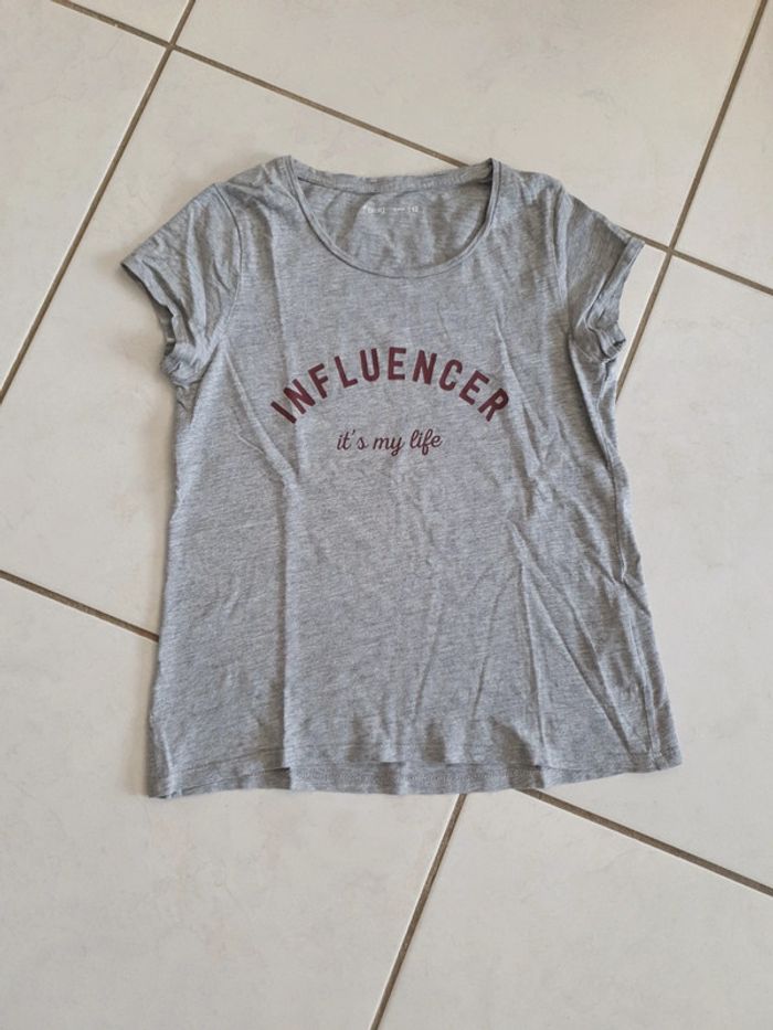 T-shirt MC fille 12 ans gemo u13 - photo numéro 2