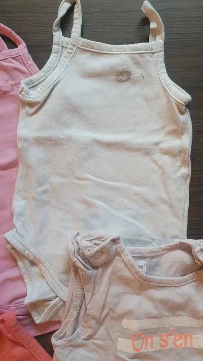 Lot été 3 mois fille bodies robe combishort - photo numéro 4