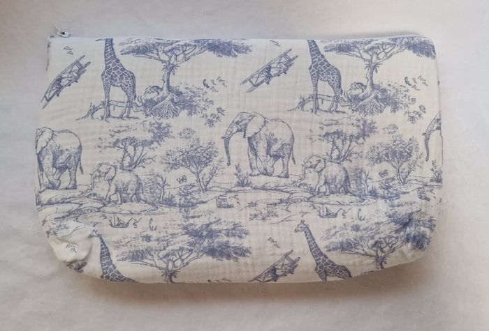 Trousse de toilette safari bleu - photo numéro 2