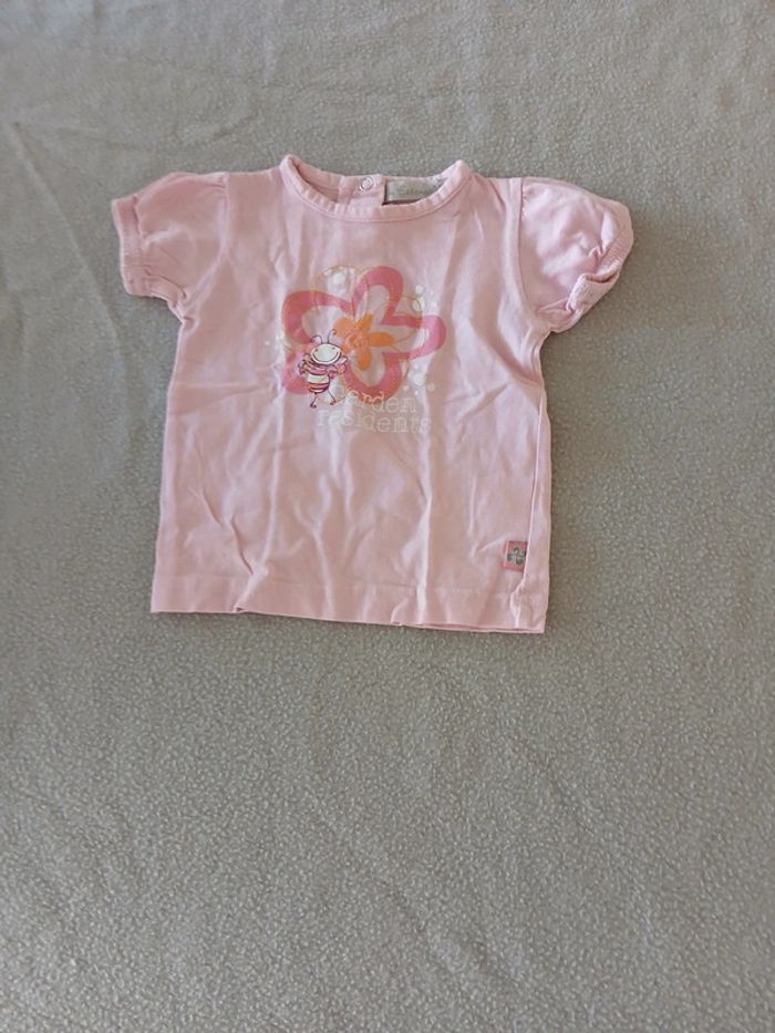 Lot tee-shirt été 6 mois - photo numéro 4