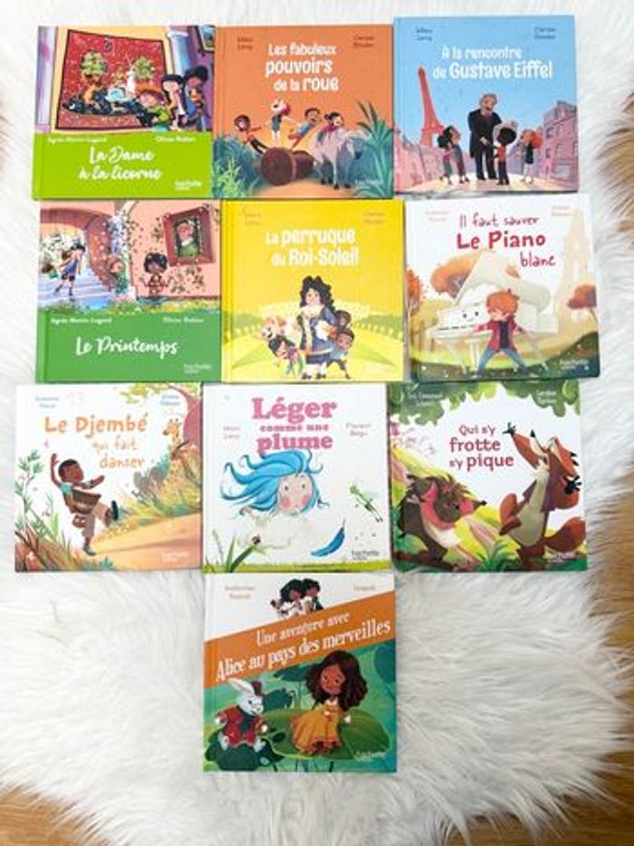Lot de 10 livres pour enfants – Hachette / McDonald’s – Très bon état