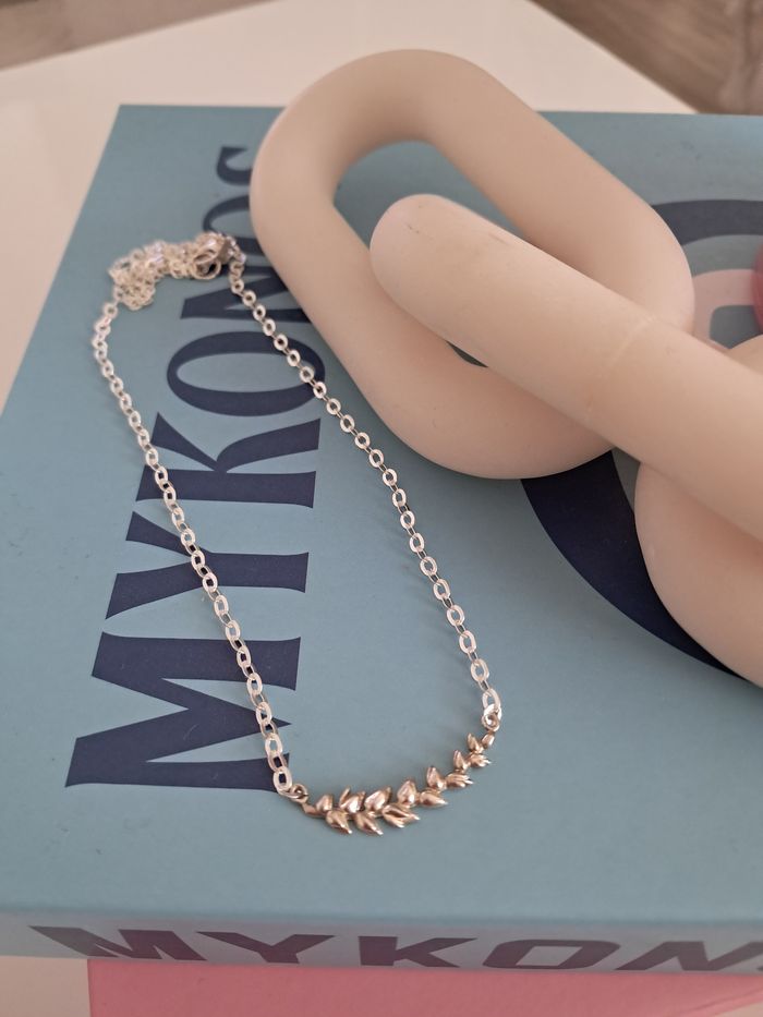 Collier argent olivier