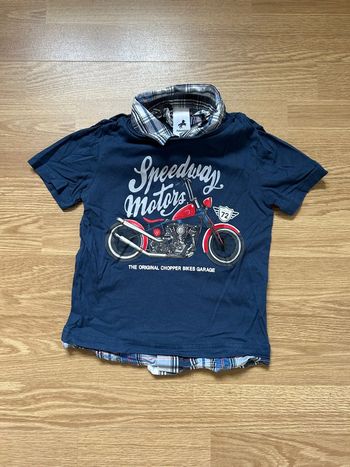 T-shirt chemise 5 ans moto
