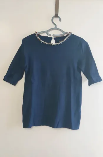 Pull léger manches 3/4 Kiabi taille S
