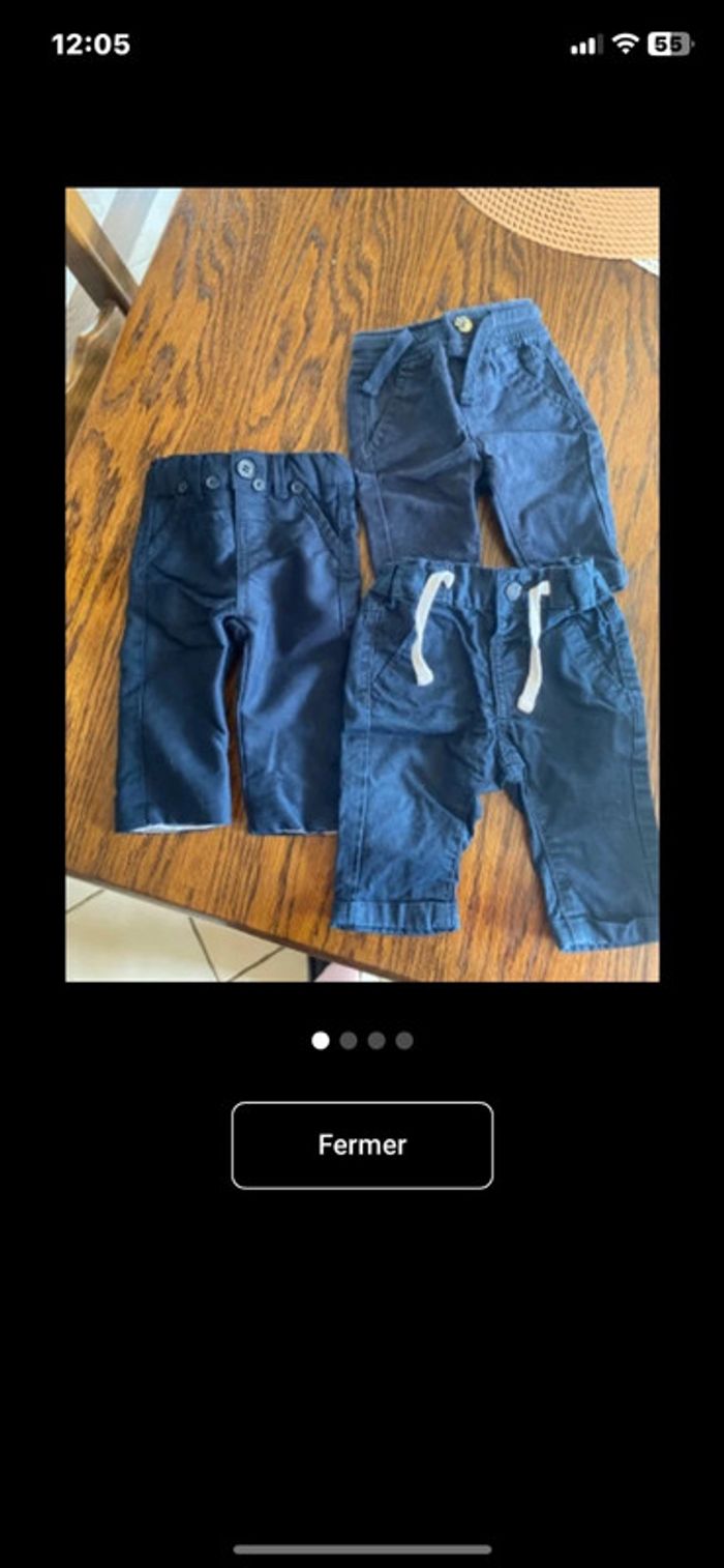 Lot de 3 pantalons