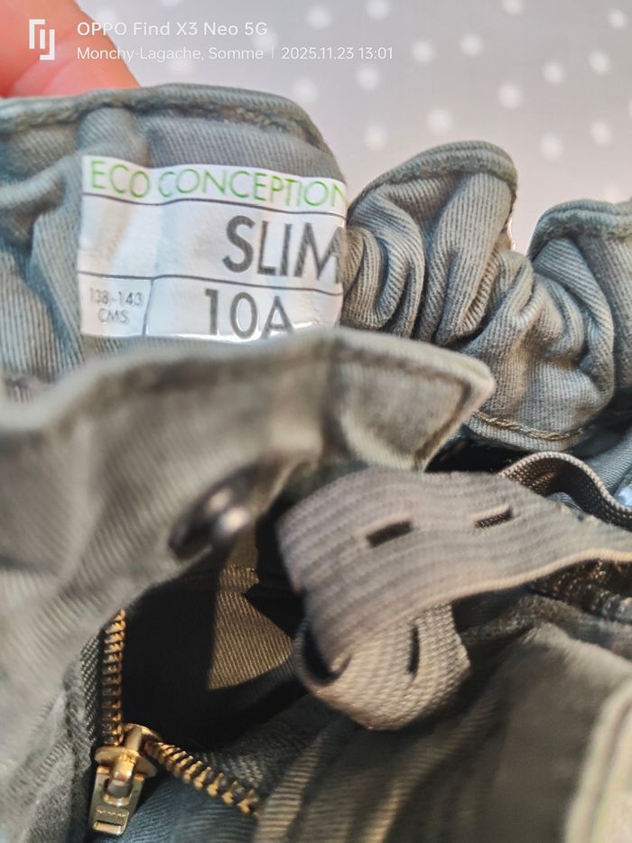 Jean Kiabi eco 10ans-148-143cm - photo numéro 3