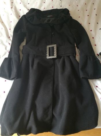 Manteau noir femme