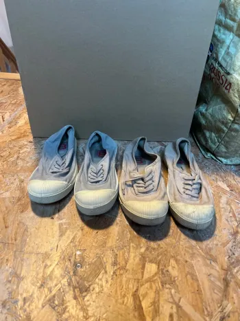 Lot de 2 chaussure de tennis en toile Bensimon