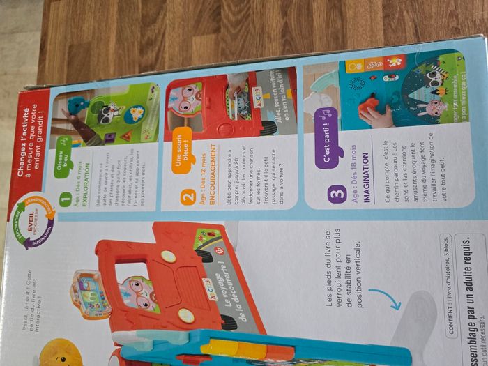 Jouet - FISHER PRICE - HCL05 - Cahier d'activités géant 2 en 1 - 3 niveaux d'apprentissage - Mixte - photo numéro 10