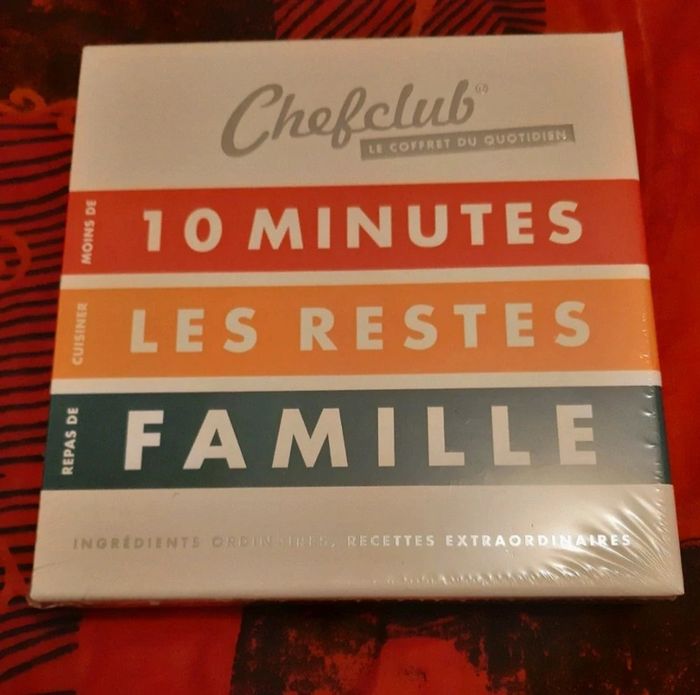 3 livres chef-club neuf