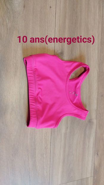 Brassière de gymnastique fille taille 10 ans 