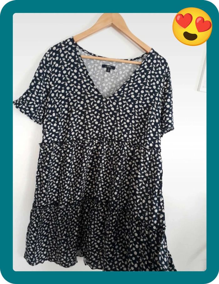 Robe d'été à motifs Comme Neuve Taille XL🌿💝 - photo numéro 4